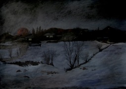 Neige de nuit - 100x70cm