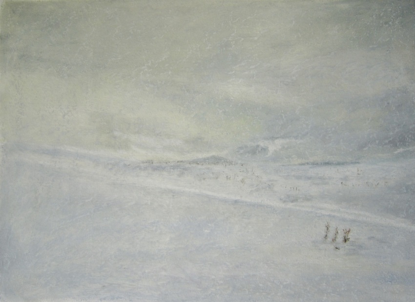 La neige N°3 - 40x30cm