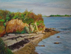 Kerolan, île d'Arz- 24x18cm